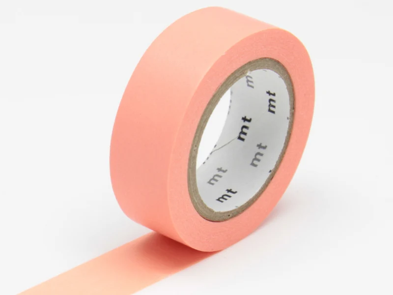 Masking tape uni - Rose saumon