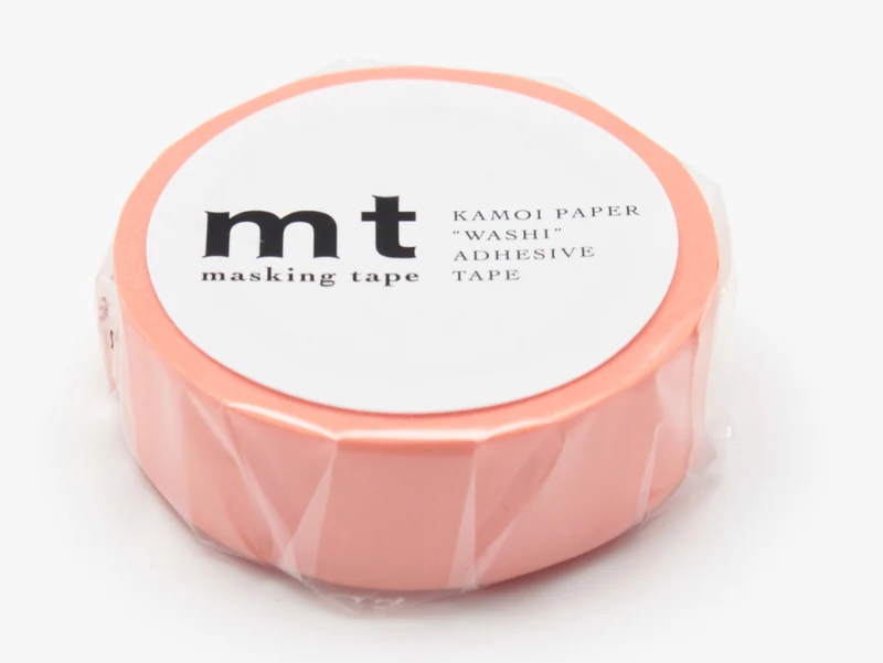 Masking tape uni - Rose saumon