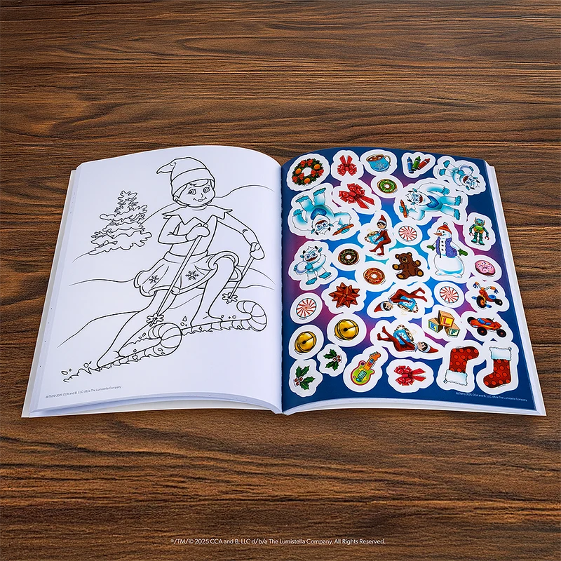 The Elf on the Shelf Santa's North Pole Friends Activity Book
