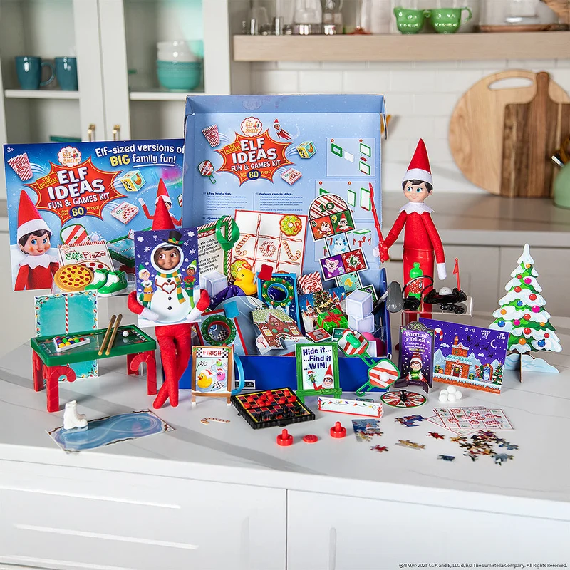 The Elf on the Shelf Polar Props Fun & Games Kit