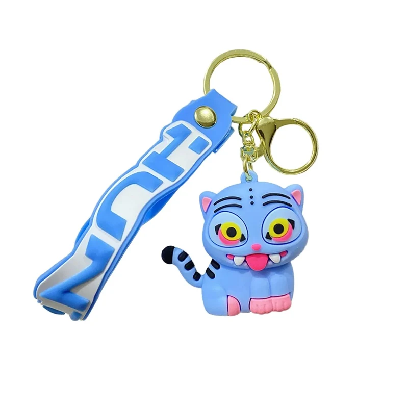 KPop Anime Derpy Keychain, Demon Hunters Inspired Pop Singer, 1 Count