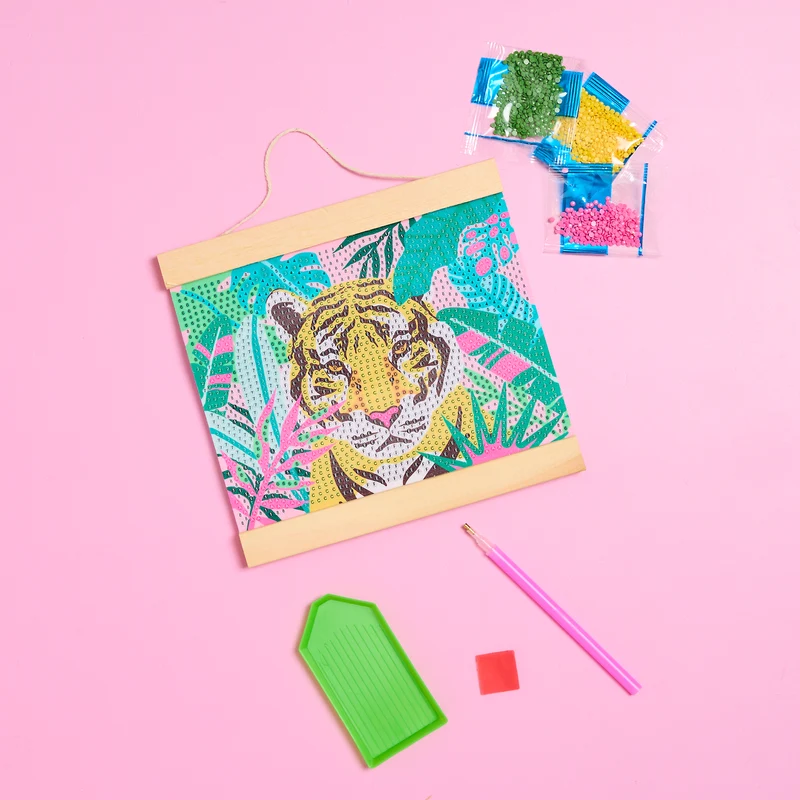 KIT DIY DIAMOND PAINTING AFFICHE WILD JUNGLE