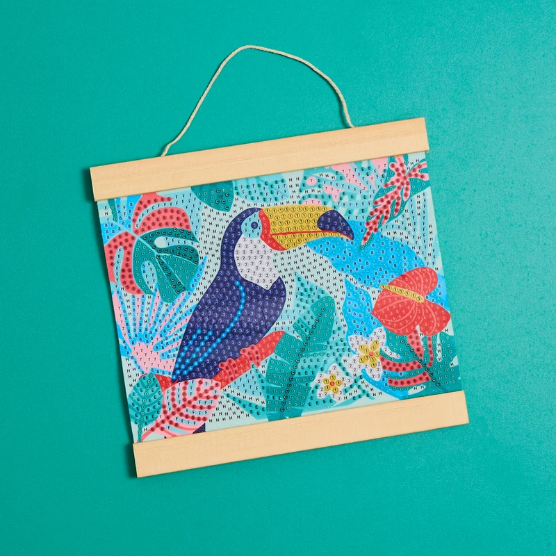 KIT DIY DIAMOND PAINTING AFFICHE TROPIQUES