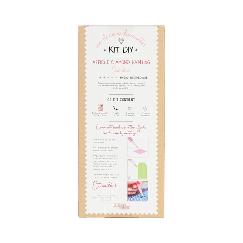 KIT DIY DIAMOND PAINTING AFFICHE SOLEDAD