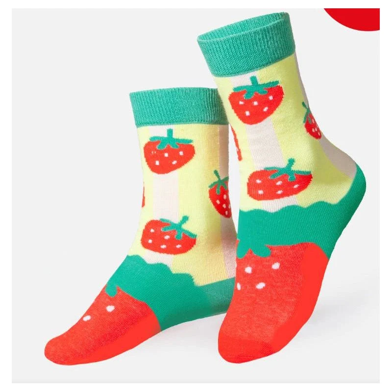 Kids' Berry Bites Colorful Crew Socks