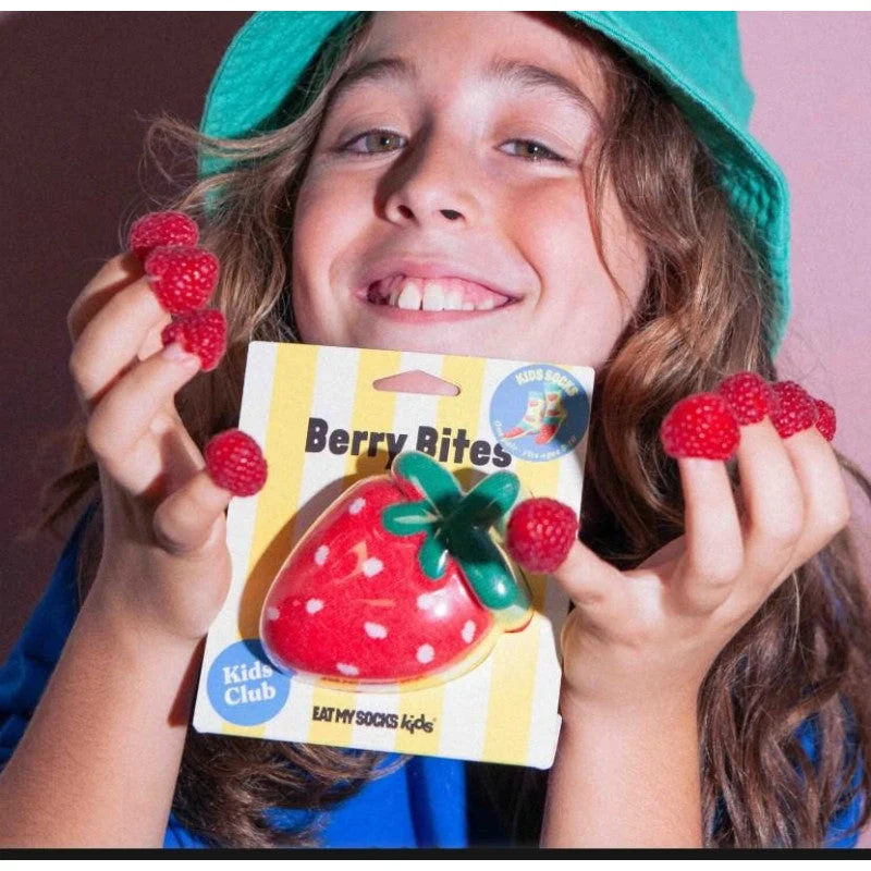 Kids' Berry Bites Colorful Crew Socks