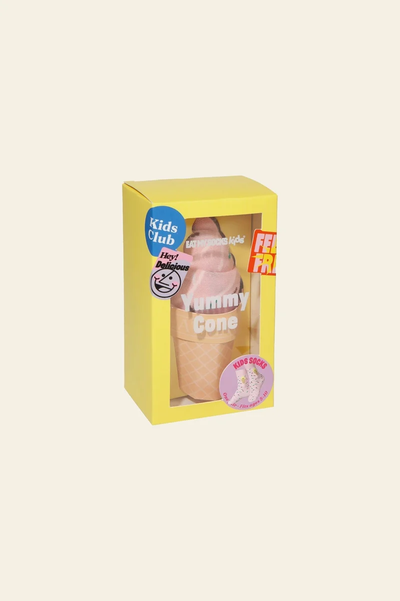 Eat My Socks Kids Yummy Cone Socks
