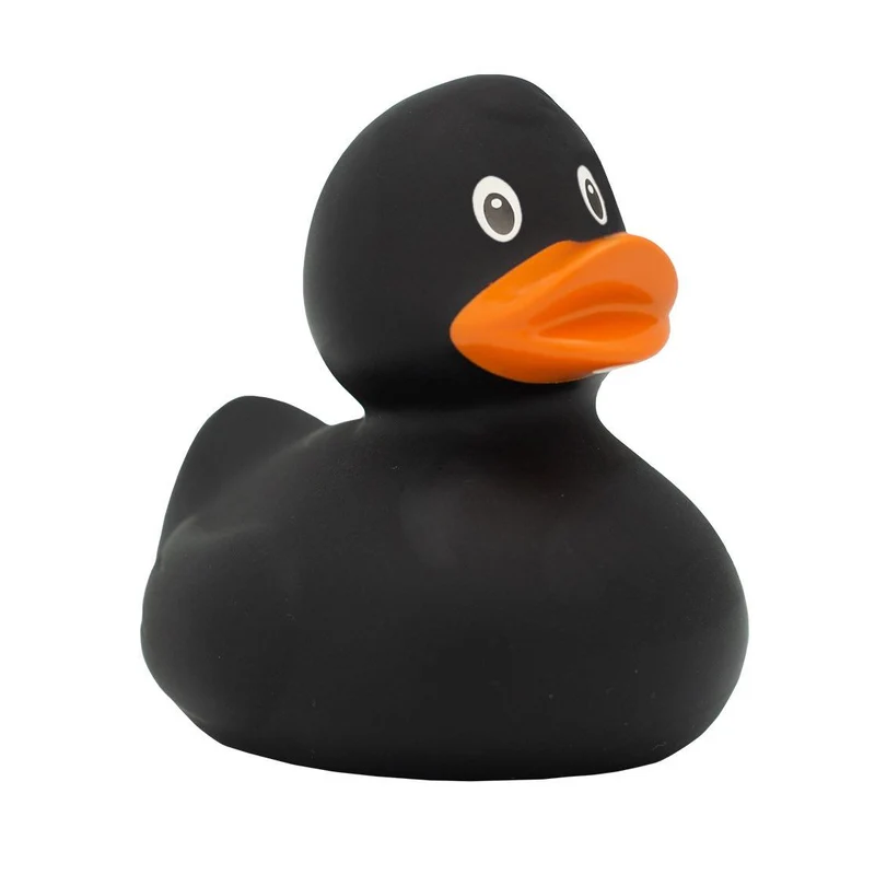 Rubber Duck (Black) - Canard en caoutchouc (noir)