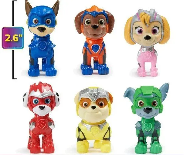 Paw Patrol: The Mighty Movie Collectible Action Figures - Les figurines de collection du film culte