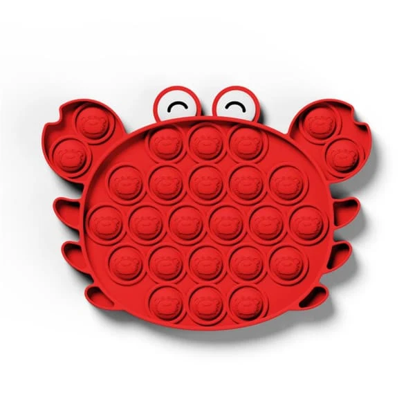 Pop It Crabe: Jouet Anti-Stress en Forme de Crabe
