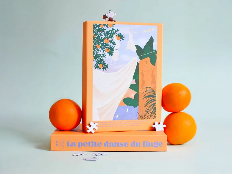 Puzzle La petite danse du linge - 500 pcs - Jour Férié