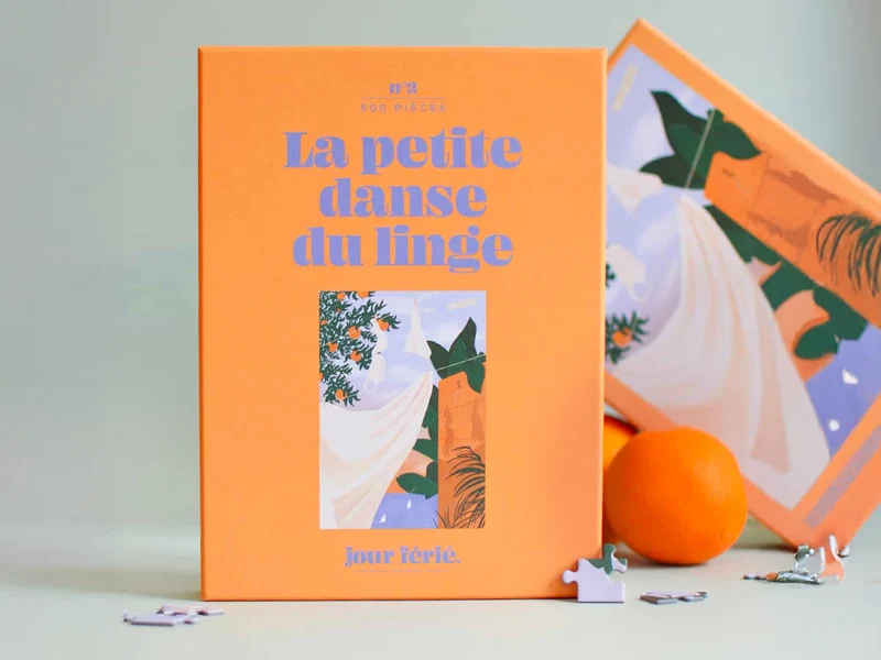 Puzzle La petite danse du linge - 500 pcs - Jour Férié