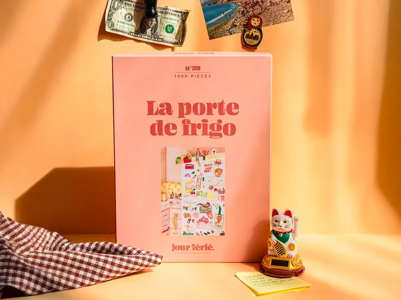 Puzzle La porte de frigo - 1000 pièces - Jour Férié