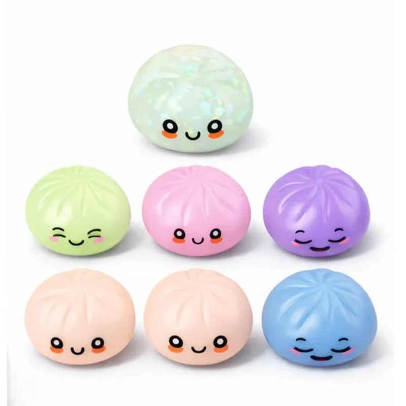 Glow in the Dark Mystery Squishy Dumpling, 1 Count