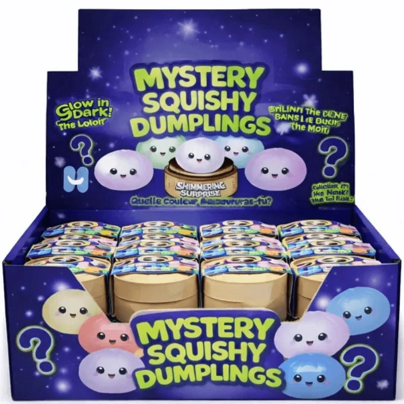 Glow in the Dark Mystery Squishy Dumpling, 1 Count