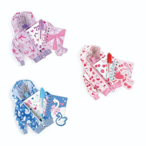 Make It Real Glimmer & Glow Mini Hoodies Stationery Set