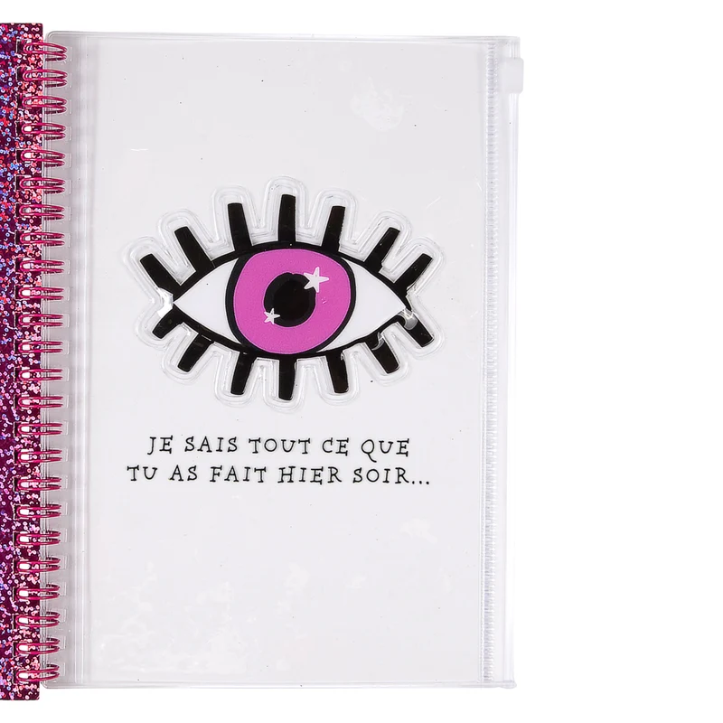 CARNET PAILLETTES KARMA JE SAIS TOUT