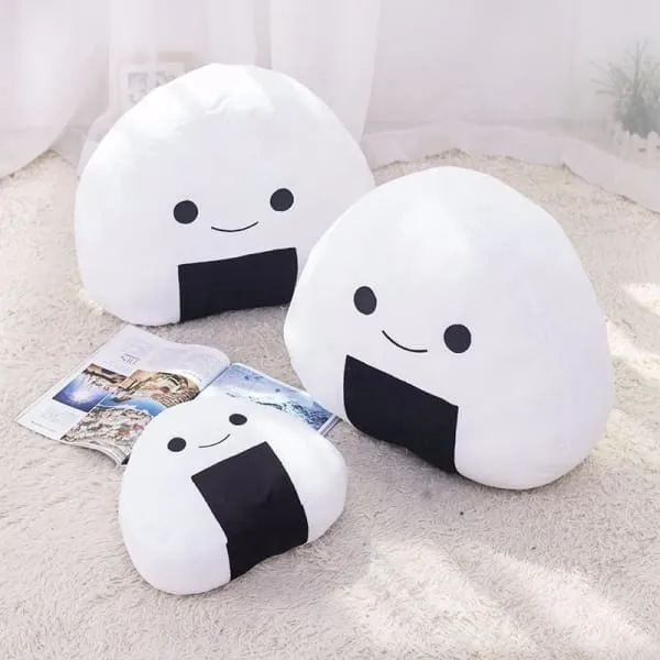 Peluche Kawaii en forme de riz