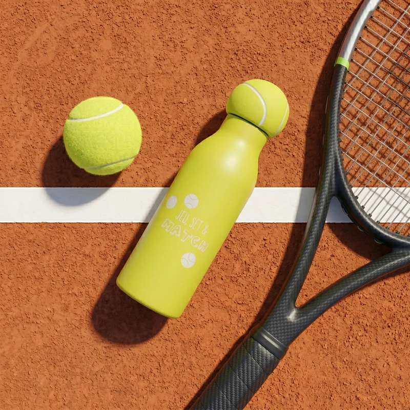 BOUTEILLE ISOTHERME BOUCHON 3D TENNIS