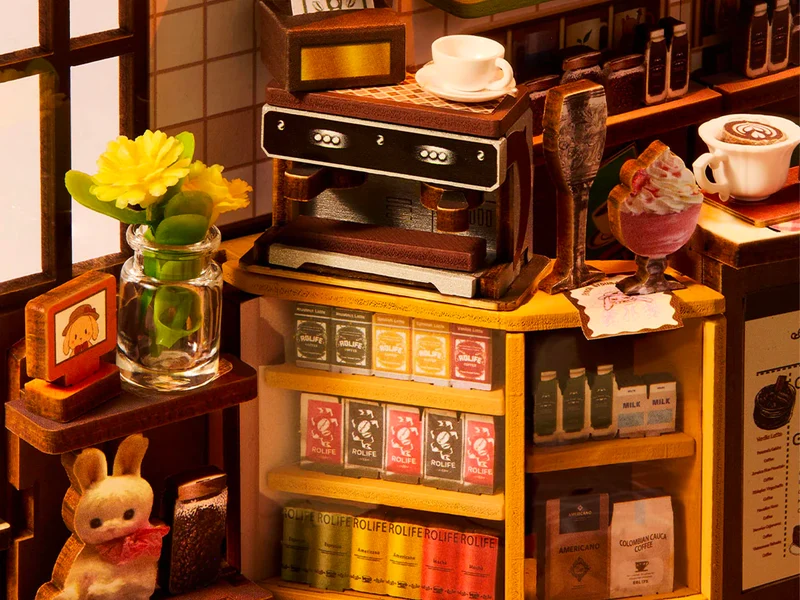 Maquette Holiday Café - Robotime