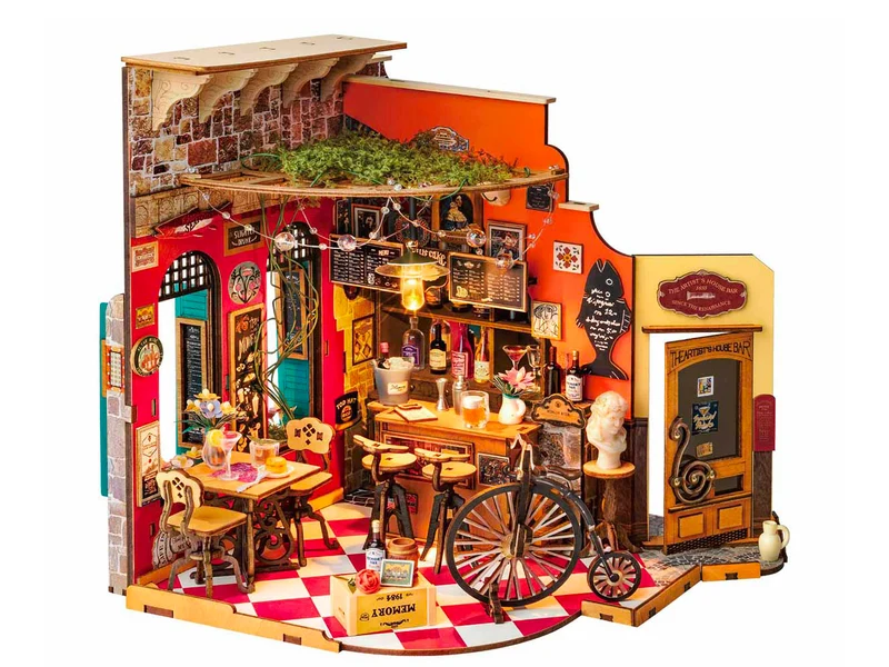 Maquette Bar & Dining traditionnel - Robotime