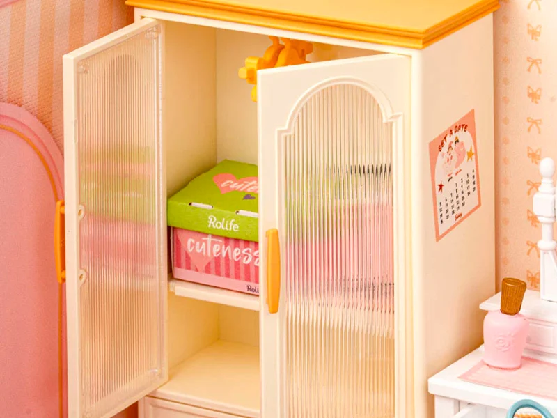 Maquette Adorable chambre rose - Robotime