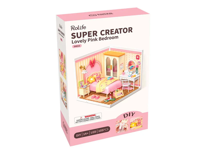 Maquette Adorable chambre rose - Robotime