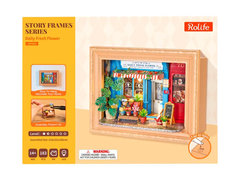 Maquette cadre Fleuriste Fresh Flower - Robotime