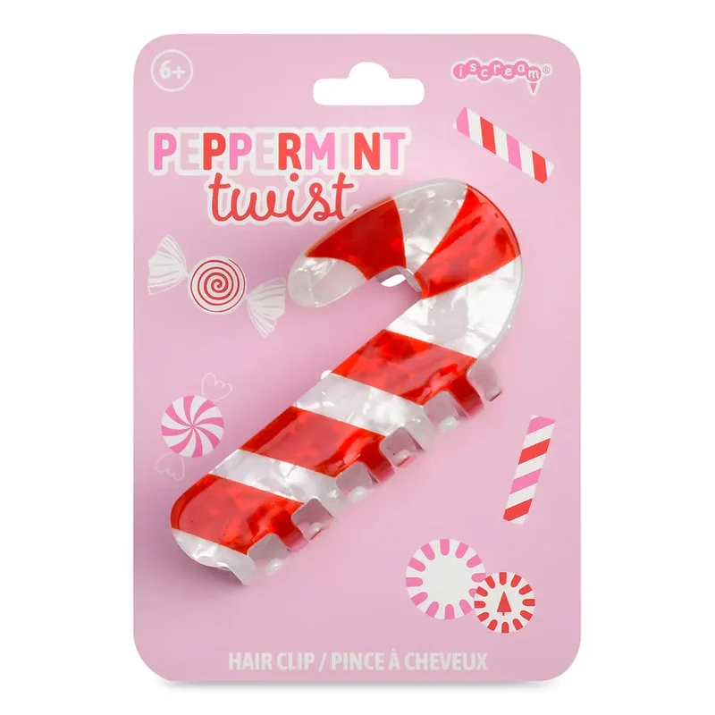 Candy Cane Hair Clip by Iscream
