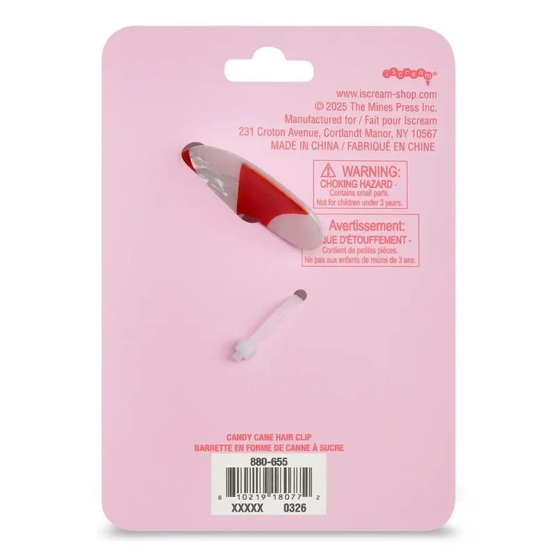 Candy Cane Hair Clip by Iscream