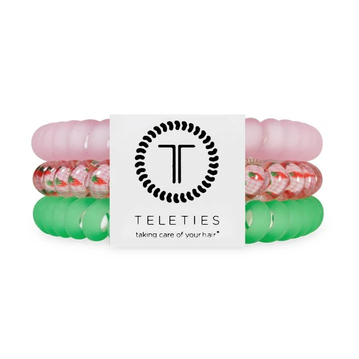 TELETIES Spiral Hair Coils Small Handpicked 3 Pack