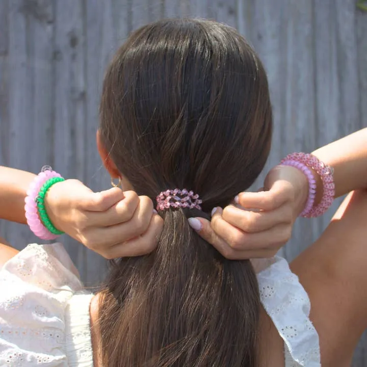 TELETIES Spiral Hair Coils Small Handpicked 3 Pack