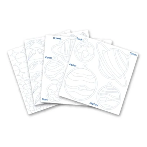 Skillmatics Kids Foil Fun Solar System Craft Kit