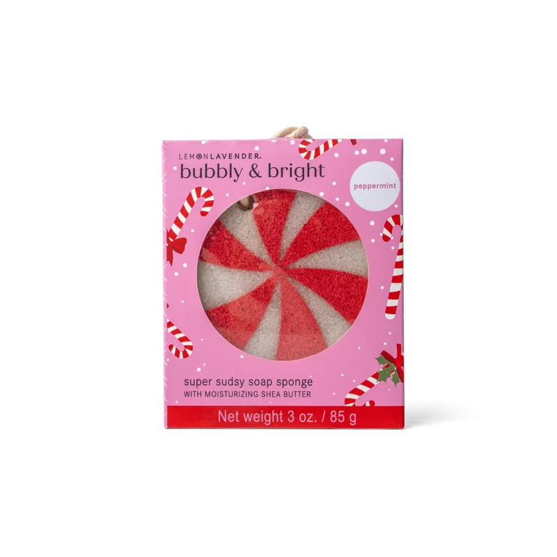 Lemon Lavender Bubbly and Bright Super Sudsy Soap Sponge Christmas