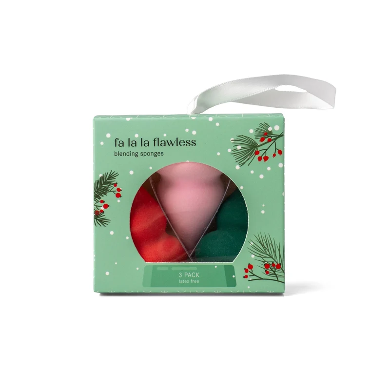 Lemon Lavender Fa La La Flawless Makeup Blending Sponges Christmas