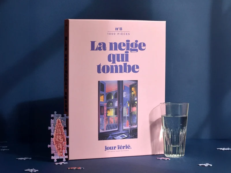 Puzzle La neige qui tombe - 1000 pièces - Jour Férié