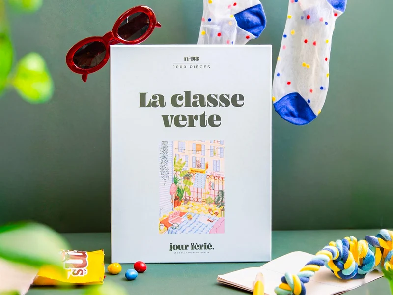 Puzzle La classe verte - 1000 pièces - Jour Férié