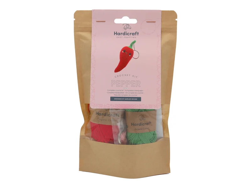 Kit de Crochet DIY porte-clé Piment - Hardicraft