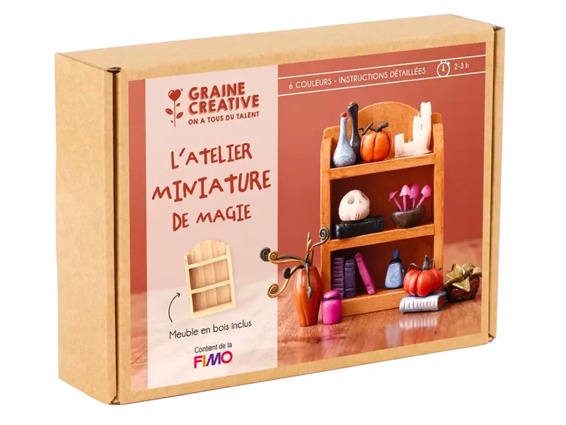 Coffret Fimo Miniatures Magie - Graine Créative