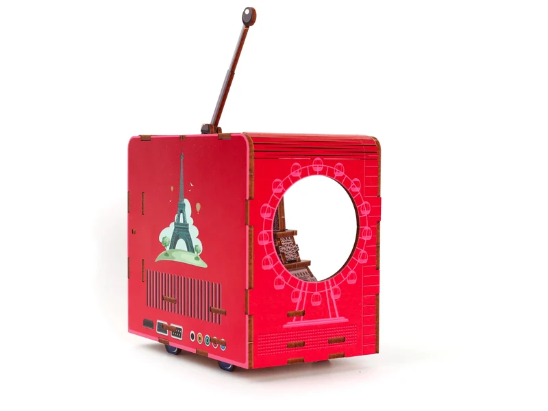 Maquette 3D Bois - Tv Paris - Graine Créative
