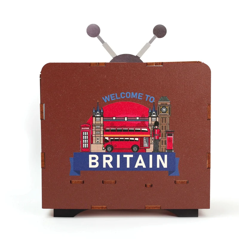 Maquette 3D Bois - Tv Londres - Graine Créative