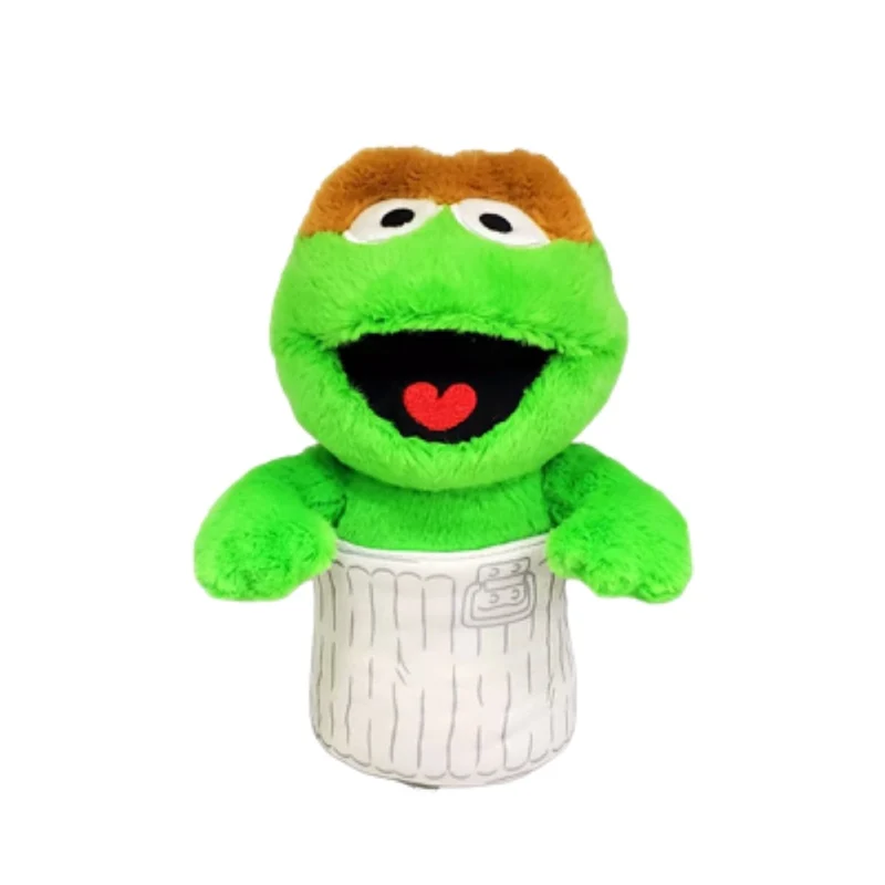 TY Small Floppy Plush, Oscar the Grouch, Sesame Street, 8 Inches, 1 Count