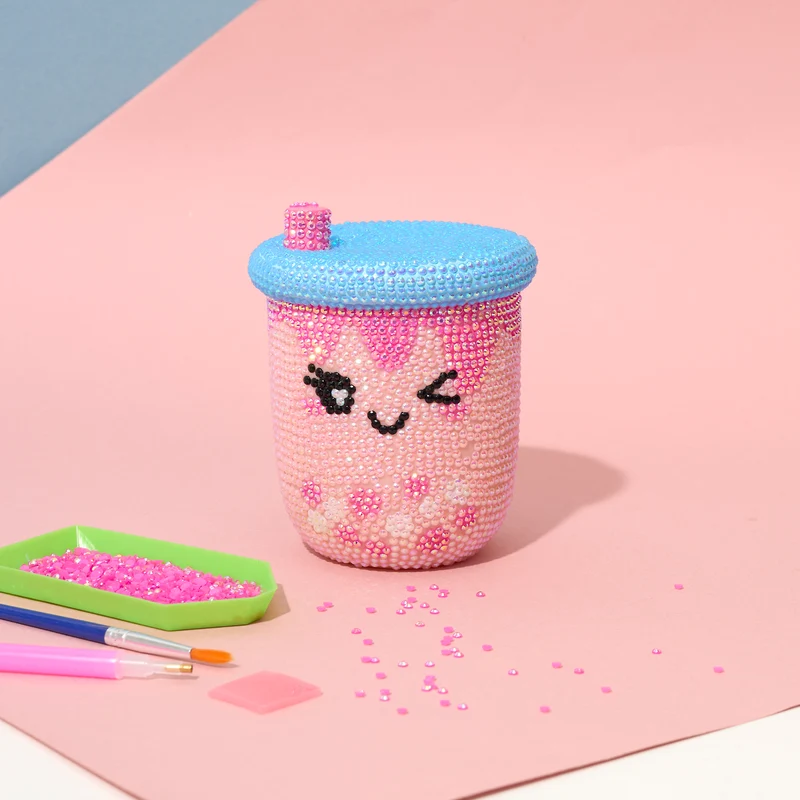 KIT DIY DIAMOND PAINTING 3D BUBBLE TEA