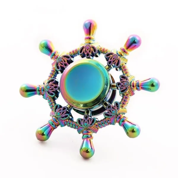 Hand Spinner Volant Bateau Arc-en-Ciel - Optimisé pour la Performance !