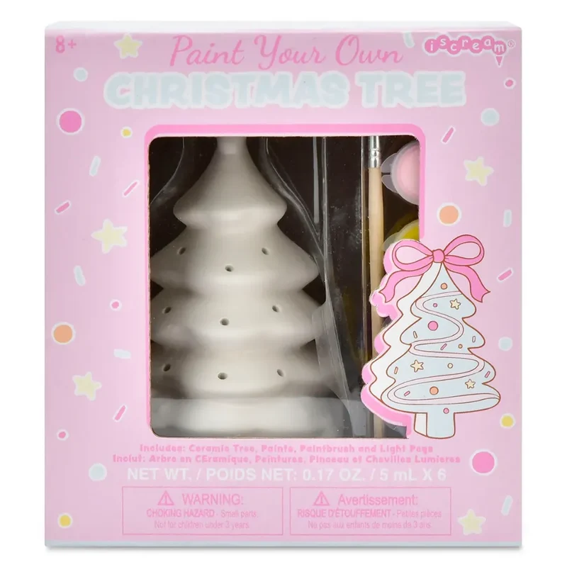 Paint Your Own Christmas Tree with Lights by Iscream