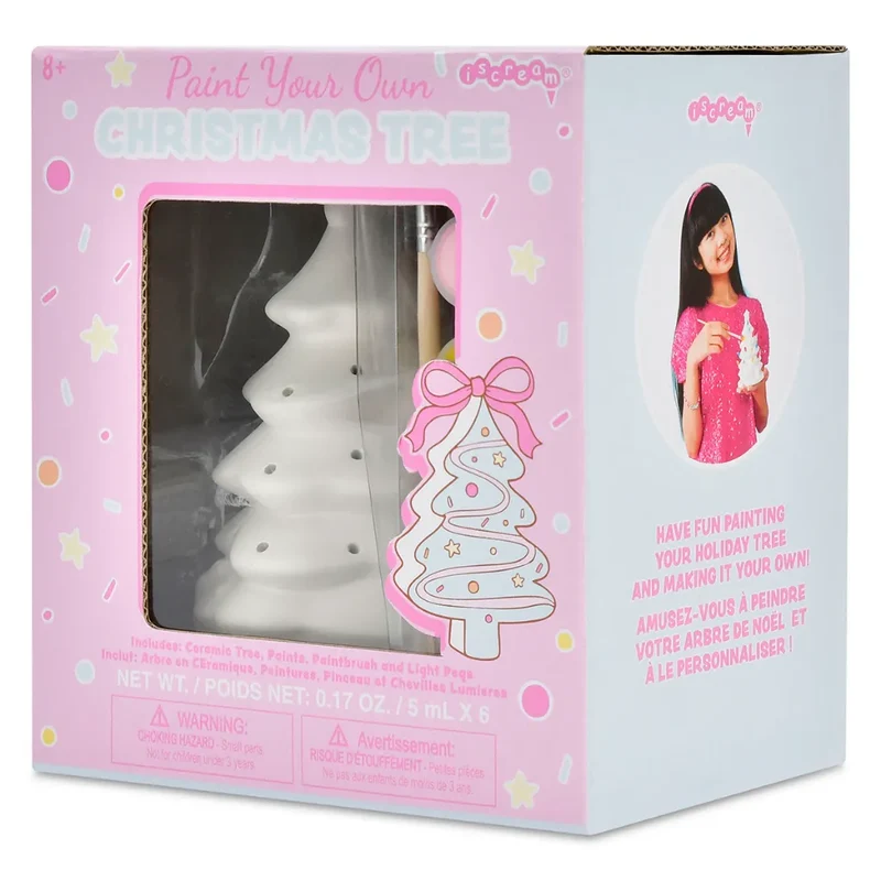 Paint Your Own Christmas Tree with Lights by Iscream
