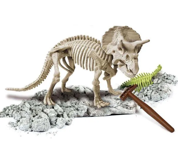 Clementoni Achéo-Ludic Dig Triceratops Fluoresent