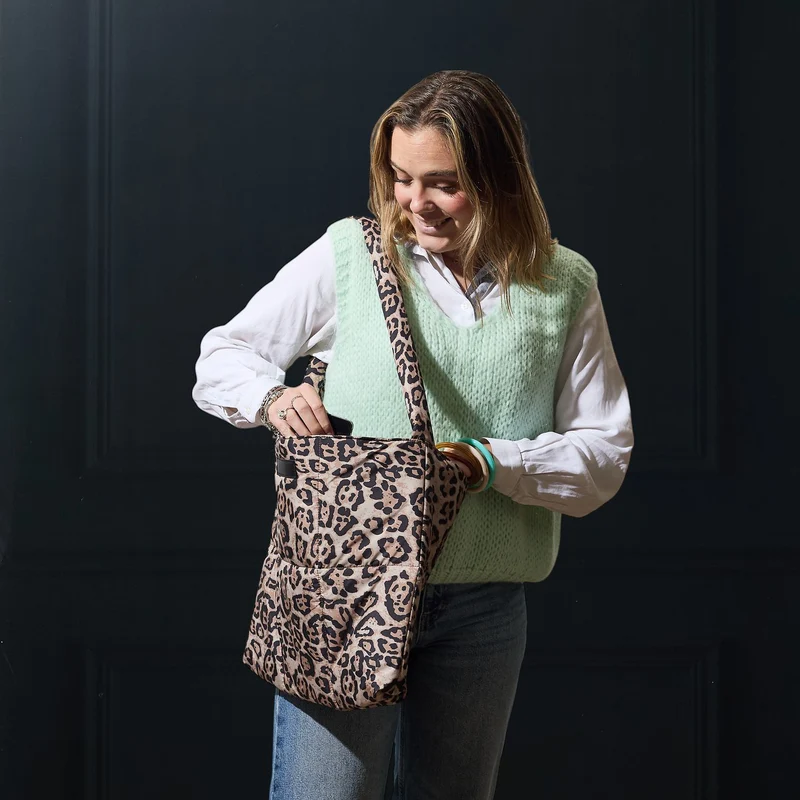 CABAS DOUDOUNE LEOPARD