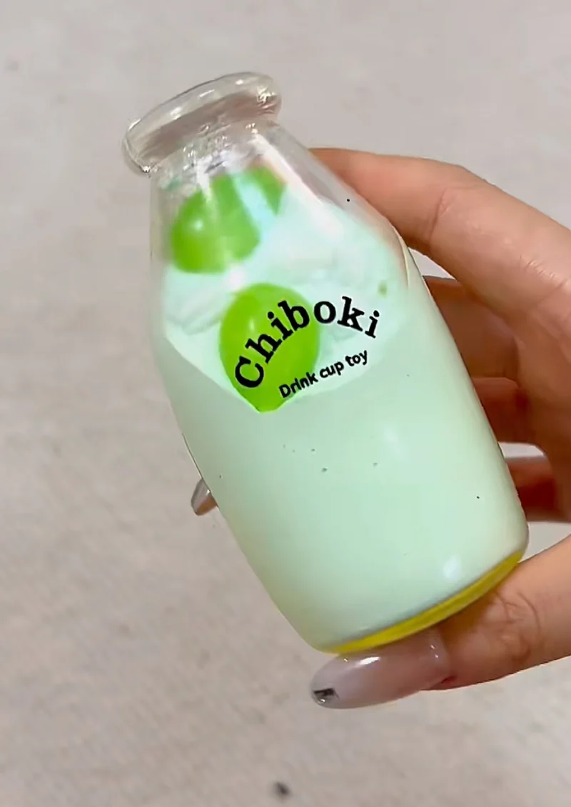 Milk Series Squishy Bottle Fidget Toy