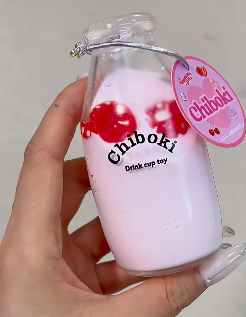 Milk Series Squishy Bottle Fidget Toy